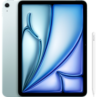 Koop Apple iPad Air (2024) 11 inch 256GB Wifi Blauw + Apple Pencil Pro - 6151114790760