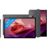 Koop Lenovo Tab P12 128GB Wifi Grijs + Book Case Grijs - 6095622279259