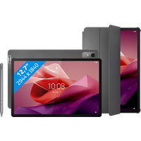 Koop Lenovo Tab P12 256GB Wifi Grijs + Book Case Grijs - 6151116754784