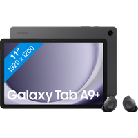 Koop Samsung Galaxy Tab A9 Plus 11 inch 128GB Wifi Grijs + Buds FE Zwart - 6151114282234