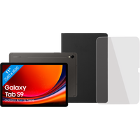 Koop Samsung Galaxy Tab S9 11 inch 128 GB Wifi en 5G Zwart + Beschermpakket - 6151116742798