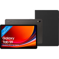 Koop Samsung Galaxy Tab S9 11 inch 128GB Wifi Zwart + BlueBuilt Book Case Zwart - 6151114679690