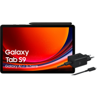 Koop Samsung Galaxy Tab S9 11 inch 256GB Wifi Zwart + Oplaadpakket - 6151118892897
