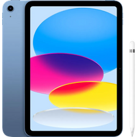 Koop Apple iPad (2022) 10.9 inch 256GB Wifi Blauw + Apple Pencil 1 (2022) - 6095608566526