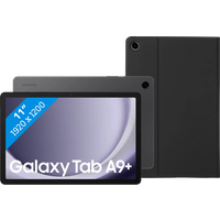 Koop Samsung Galaxy Tab A9 Plus 11 inch 8GB/256GB Wifi Grijs + Book Case Zwart - 6151125318342