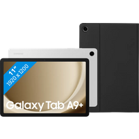Koop Samsung Galaxy Tab A9 Plus 11 inch 8GB/256GB Wifi Zilver + Book Case Zwart - 6151125319356