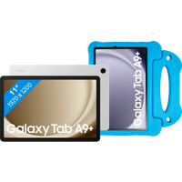 Koop Samsung Galaxy Tab A9 Plus 11 inch 64GB Wifi Zilver + BlueBuilt Kids Cover Blauw - 6151114776740