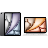 Koop Apple iPad Air (2025) 11 inch 256GB Wifi Space Gray + Apple Magic Keyboard QWERTY Wit - 6151121983902