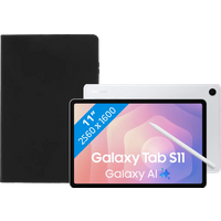 Koop Samsung Galaxy Tab S11 11 inch 256GB Wifi Zilver + Book Case Zwart - 6151129910917