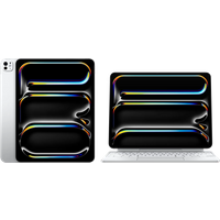 Koop Apple iPad Pro (2024) Nano 13 inch 2TB Wifi Zilver + Apple Magic Keyboard QWERTY - 6151115097073