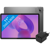 Koop Lenovo Idea Tab 11 inch 128GB Wifi Grijs met Stylus + BlueBuilt Oplader - 6151133864886