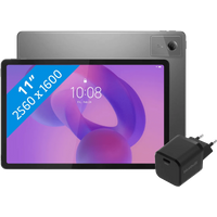 Koop Lenovo Idea Tab 11 inch 256GB Wifi Grijs met Stylus + BlueBuilt Oplader - 6151133865852