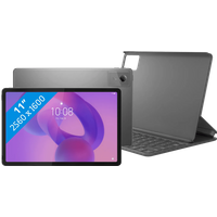 Koop Lenovo Idea Tab 11 inch 256GB Wifi Grijs met Stylus + Toetsenbord Hoes QWERTY - 6151133820844