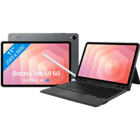 Koop Samsung Galaxy Tab S11 11 inch 128GB Wifi + 5G Grijs EE + BlueBuilt Toetsenbordhoes QWERTY - 6151133242240