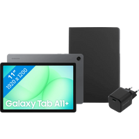 Koop Samsung Galaxy Tab A11 Plus 11 inch 256GB Wifi + 5G Grijs + Basis accessoirepakket - 6151135223209